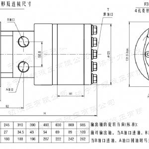 BMH系列并列油口完美平台马达